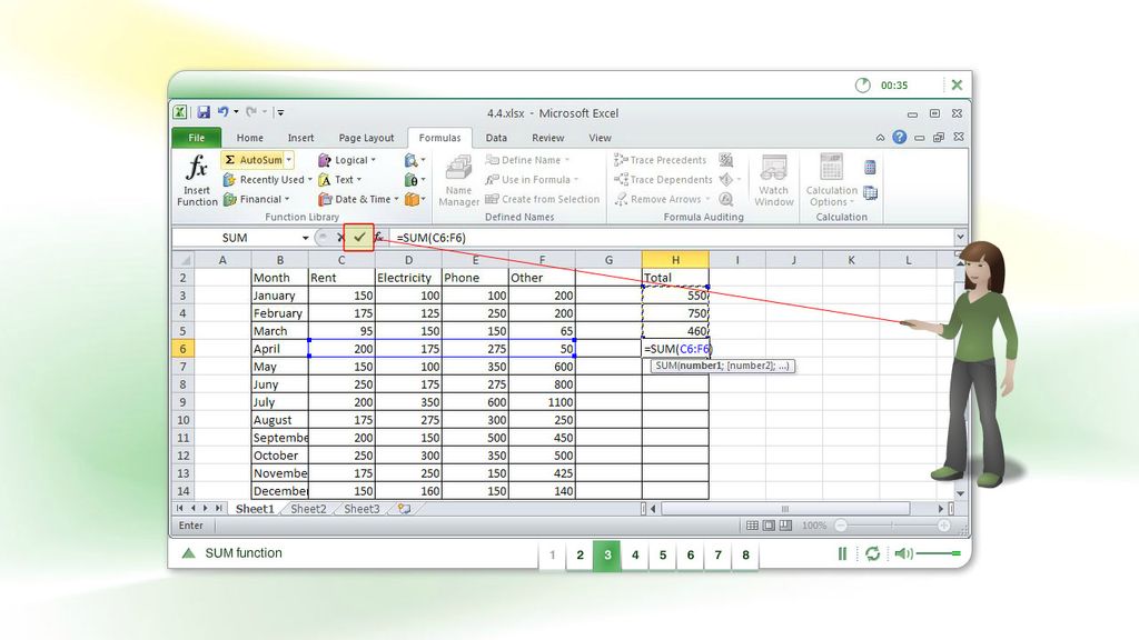 Screenshot number 8 from project MS Office Course